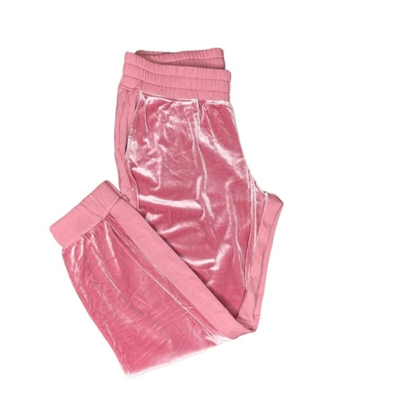 All Worthy women's joggers colour pink size M 62% polyester 34% rayon 4% spandex - Picture 2 of 6